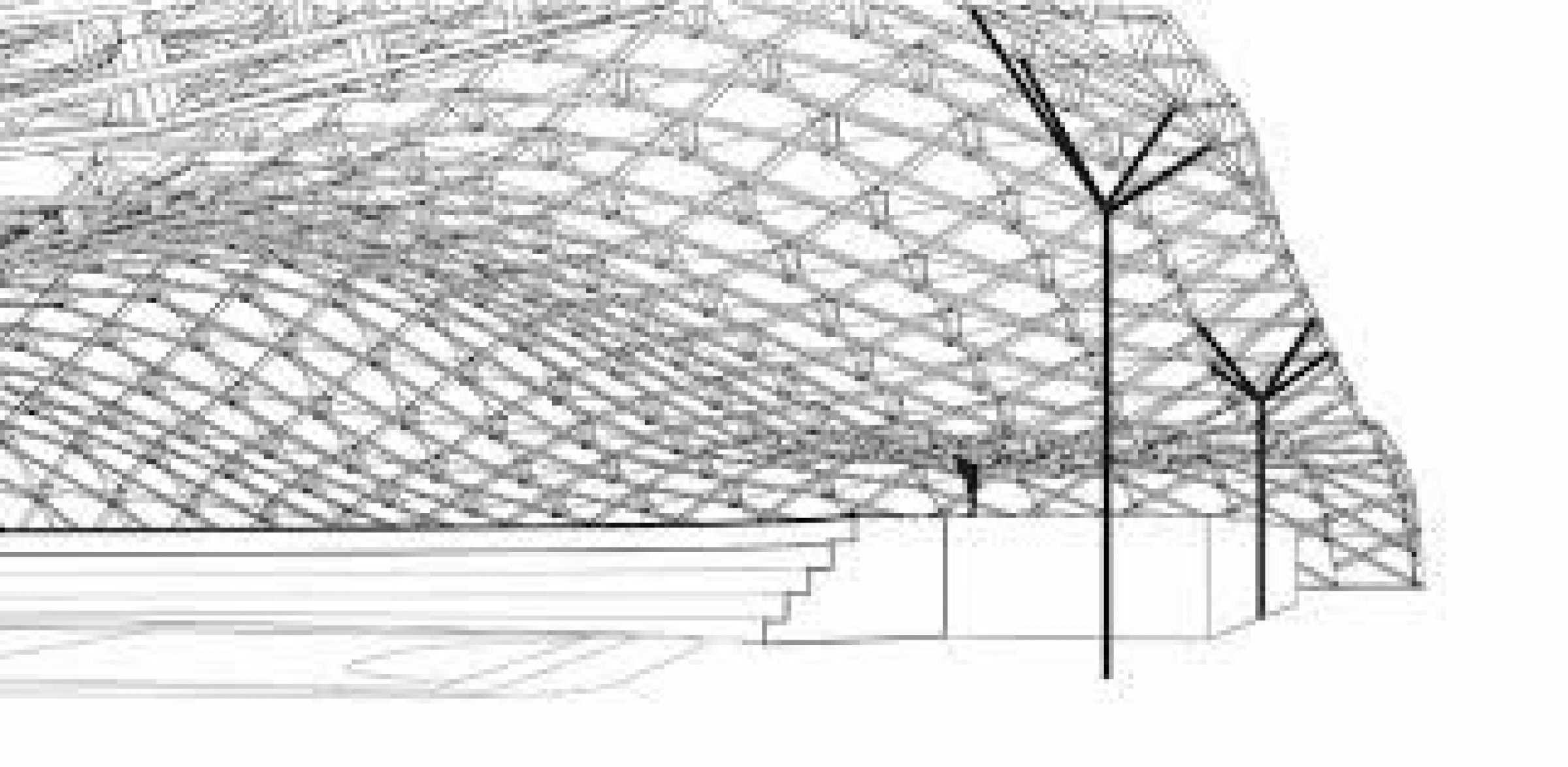 Sports Hall Roof Structure 'Fluid Steel' | Power Architecture - Arch2O.com