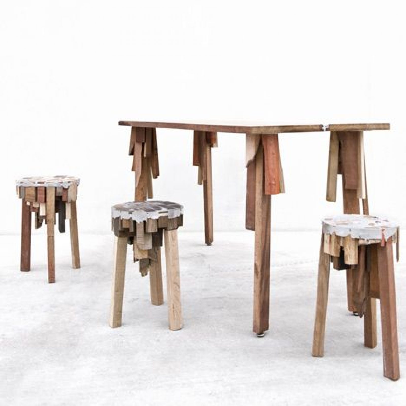 Wood around. Furniture made of scraps. Дизайнер Pepe Heykoop на русском.