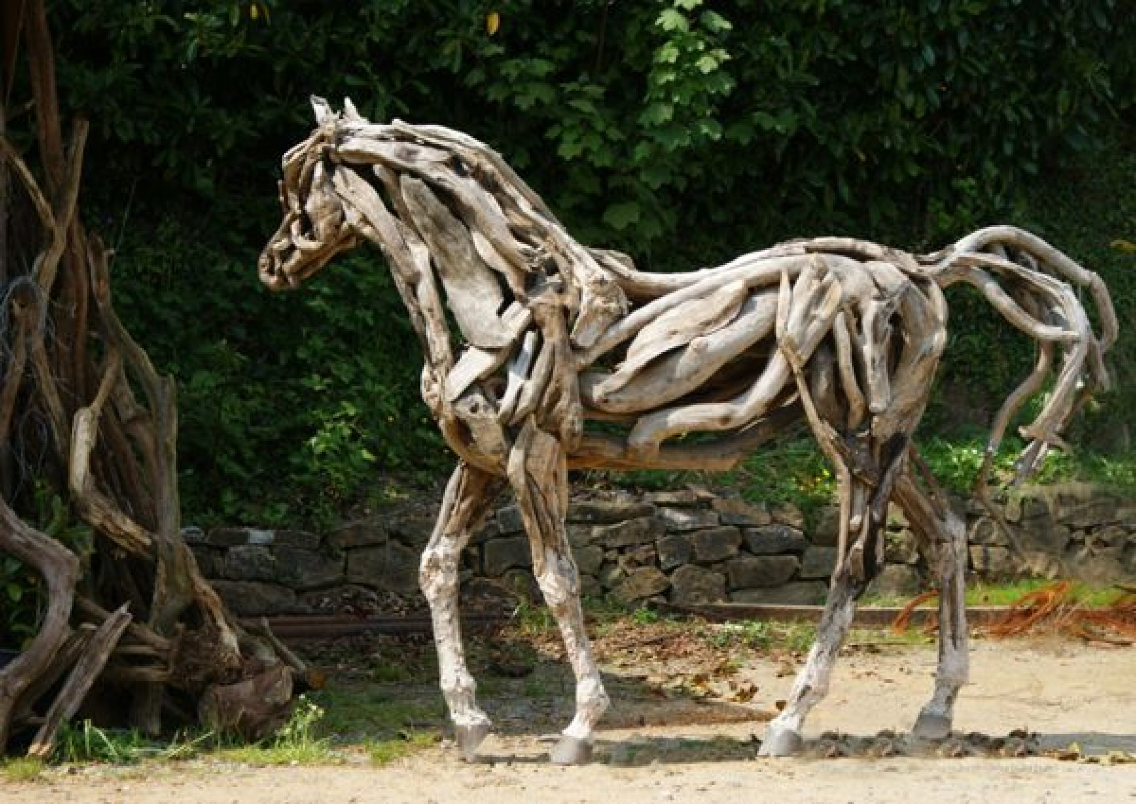 Driftwood Sculpture by Heather Jansch