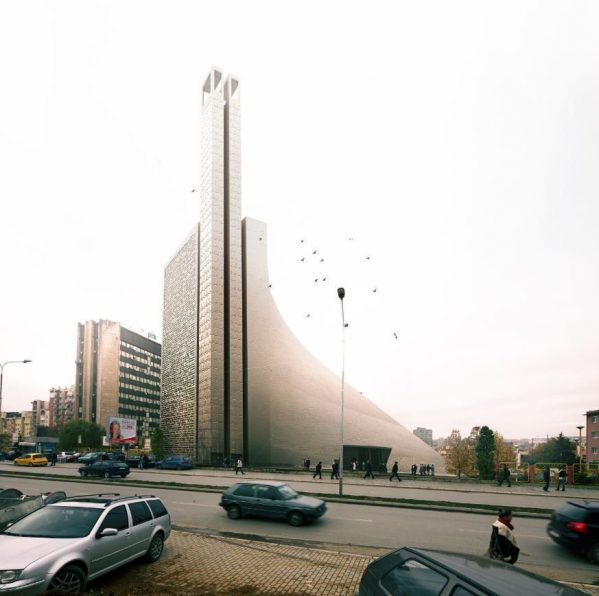 Prishtina Central Mosque Competition Entry | TARH O AMAYESH - Arch2O.com