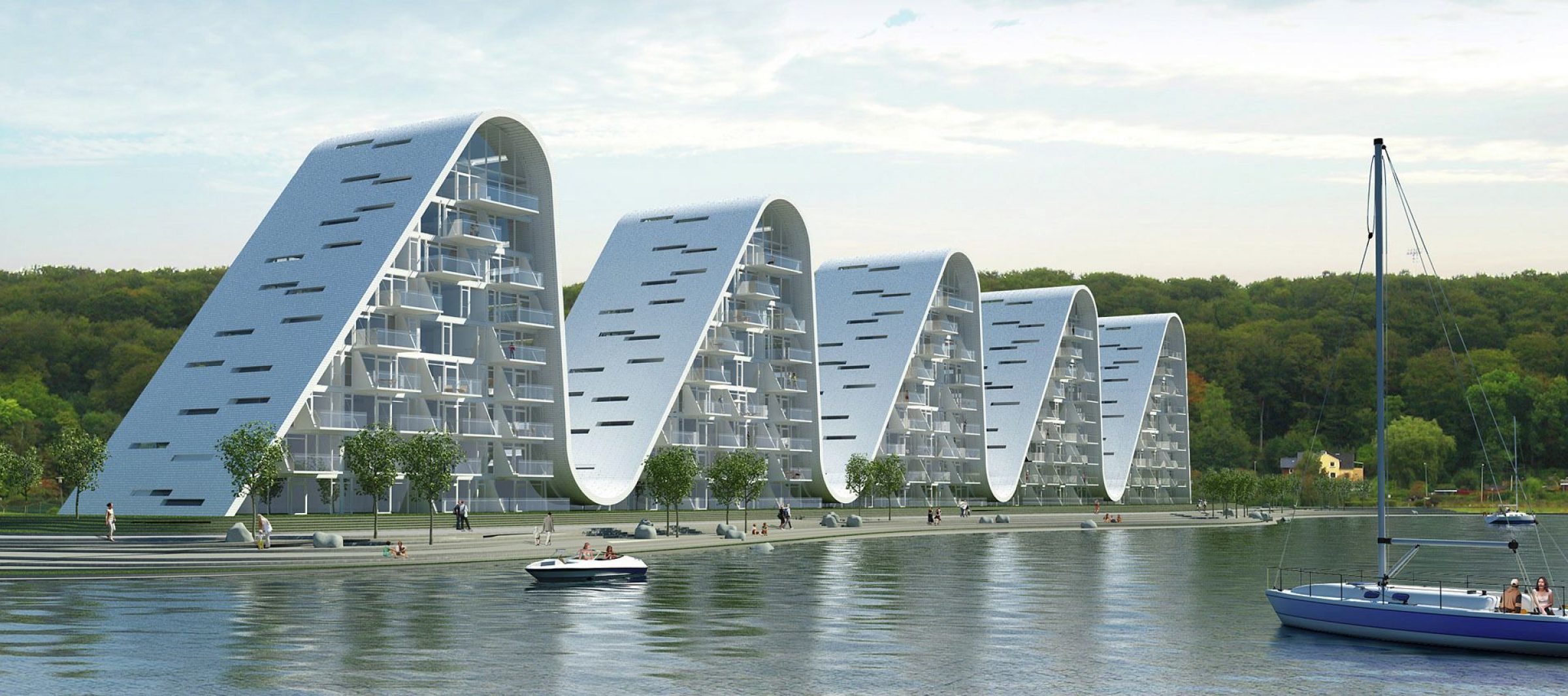 The Wave In Vejle Henning Larsen Architects 