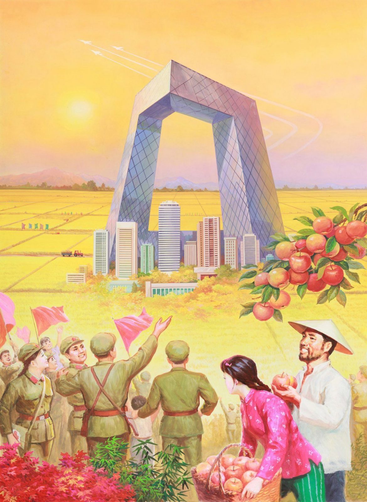 Social Utopia Paintings | North Korean propaganda artists - Arch2O.com