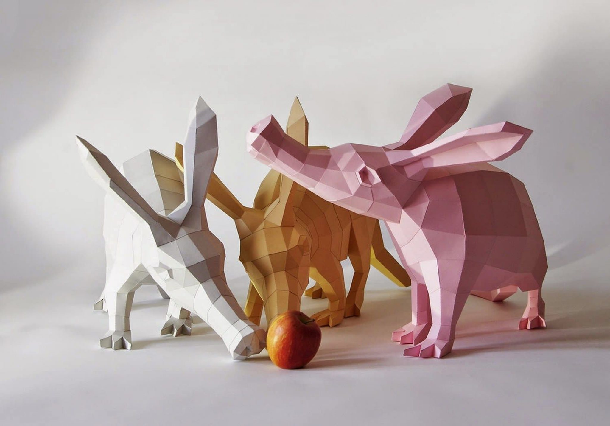 Paper animal Sculptures | Wolfram Kampffmeyer