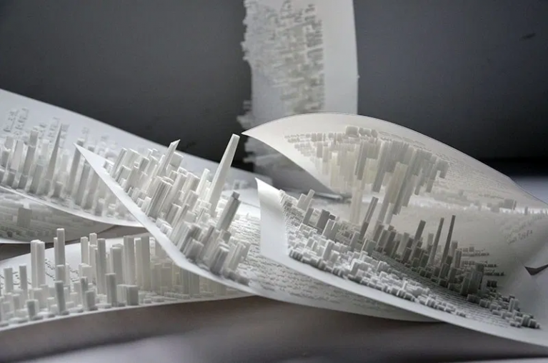 3D-Printed Textscapes | Hongtao Zhou - Arch2O.com