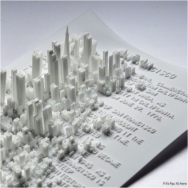 3D-Printed Textscapes | Hongtao Zhou - Arch2O.com