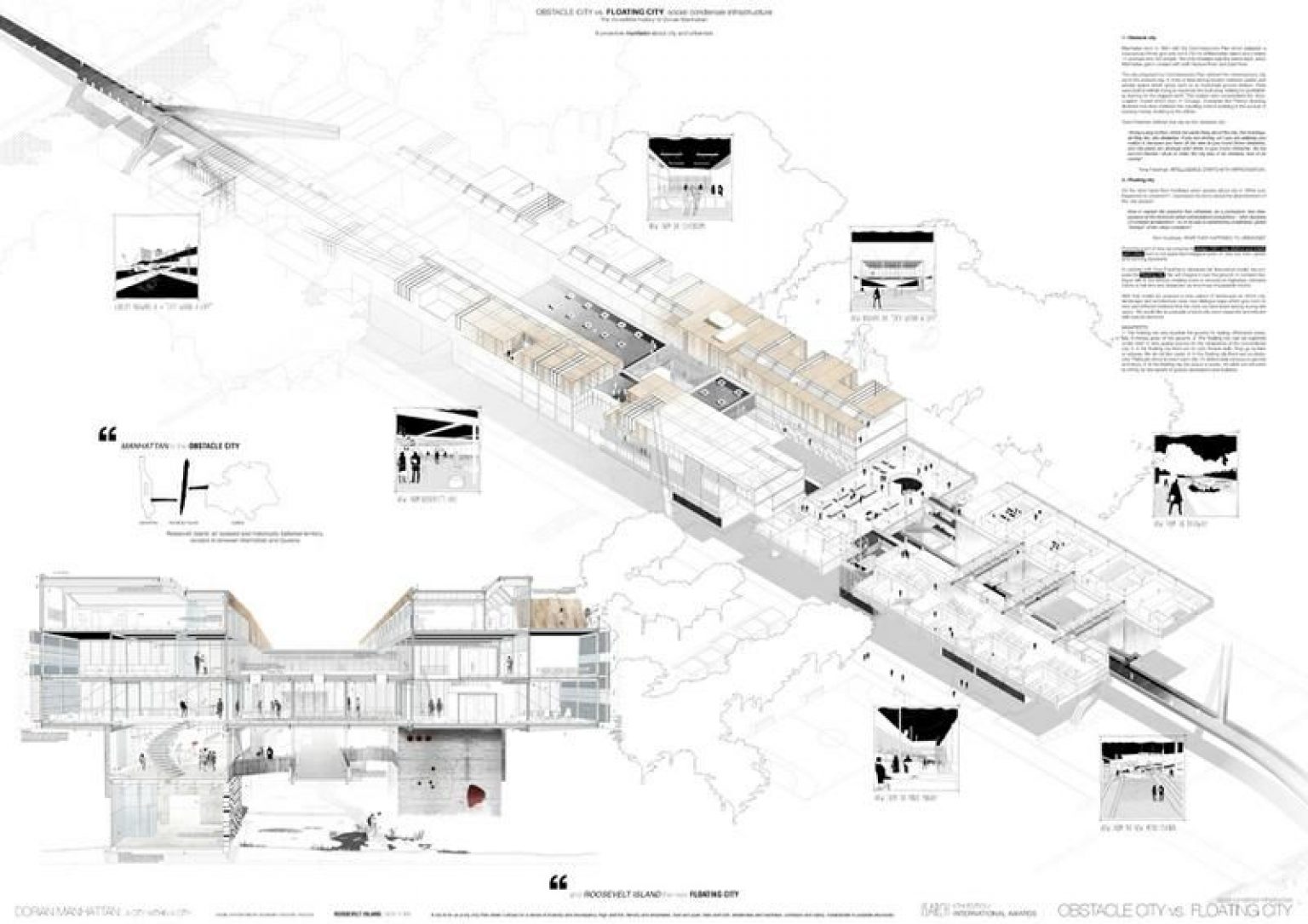 Social condenser infrastructure: obstacle city vs. floating city | Alex ...