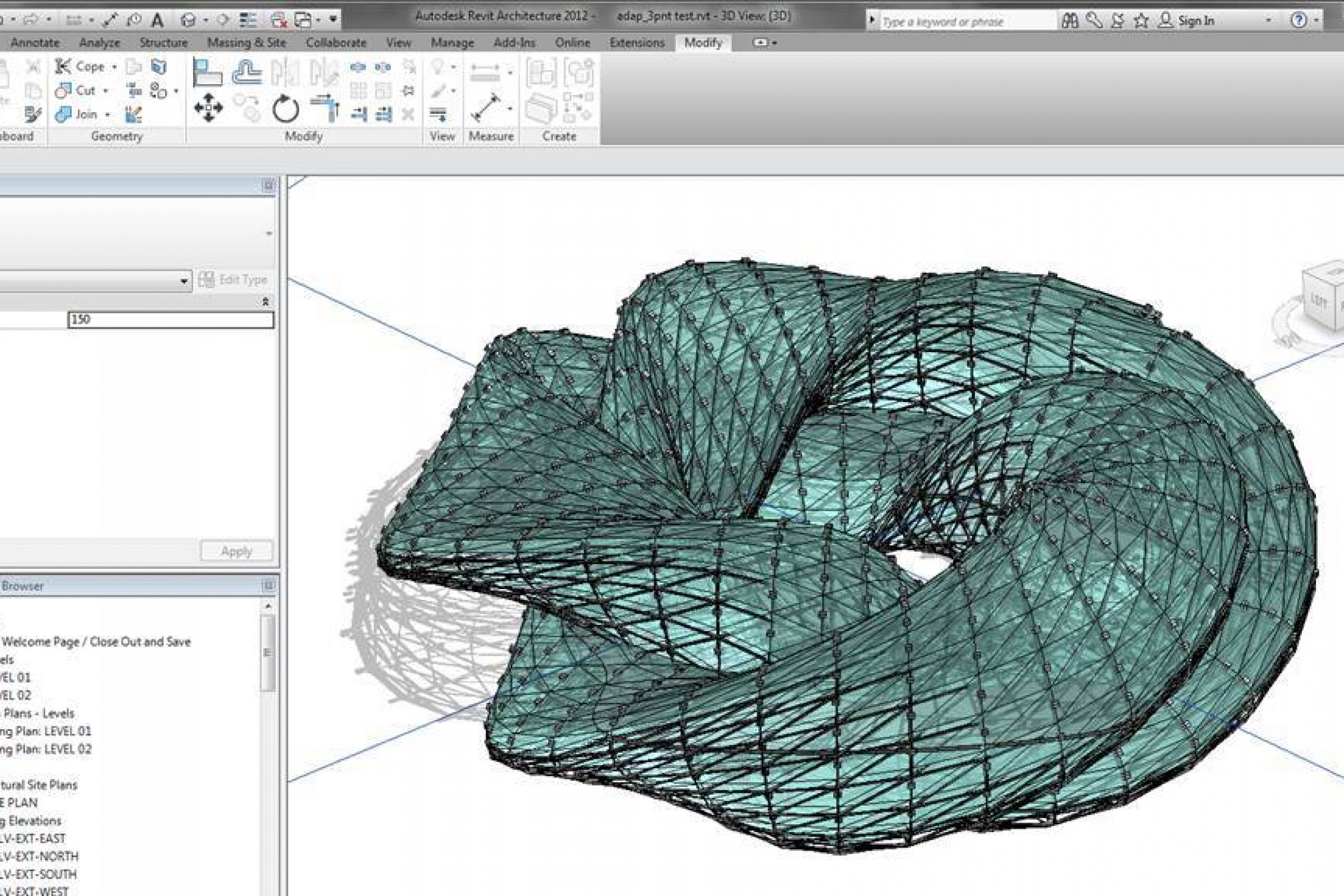 Параметрическое моделирование Revit