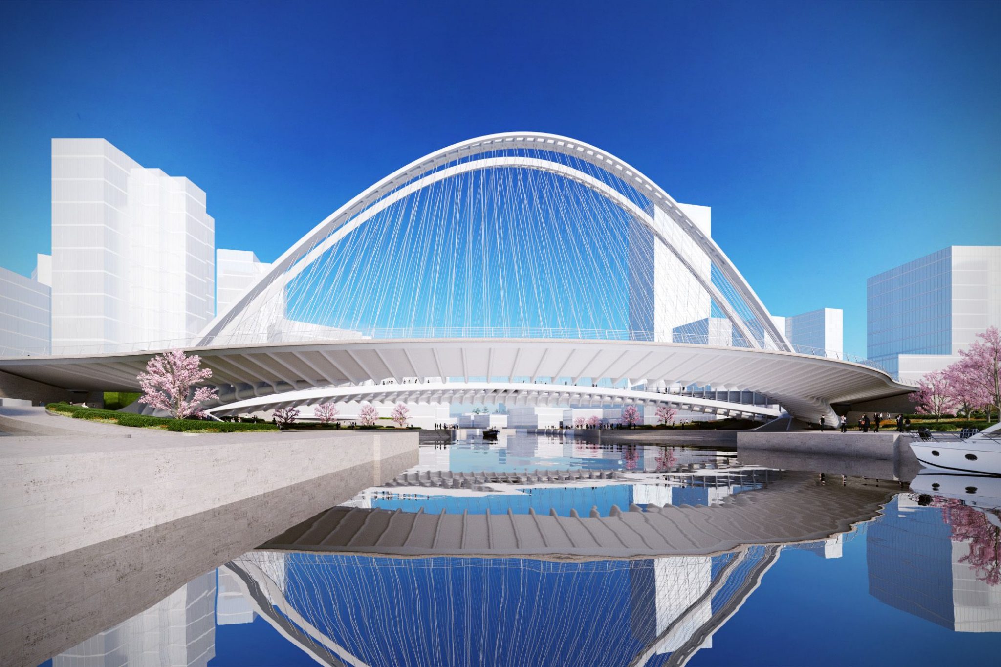 Three New Bridges For Huashan Santiago Calatrava Arch O Com