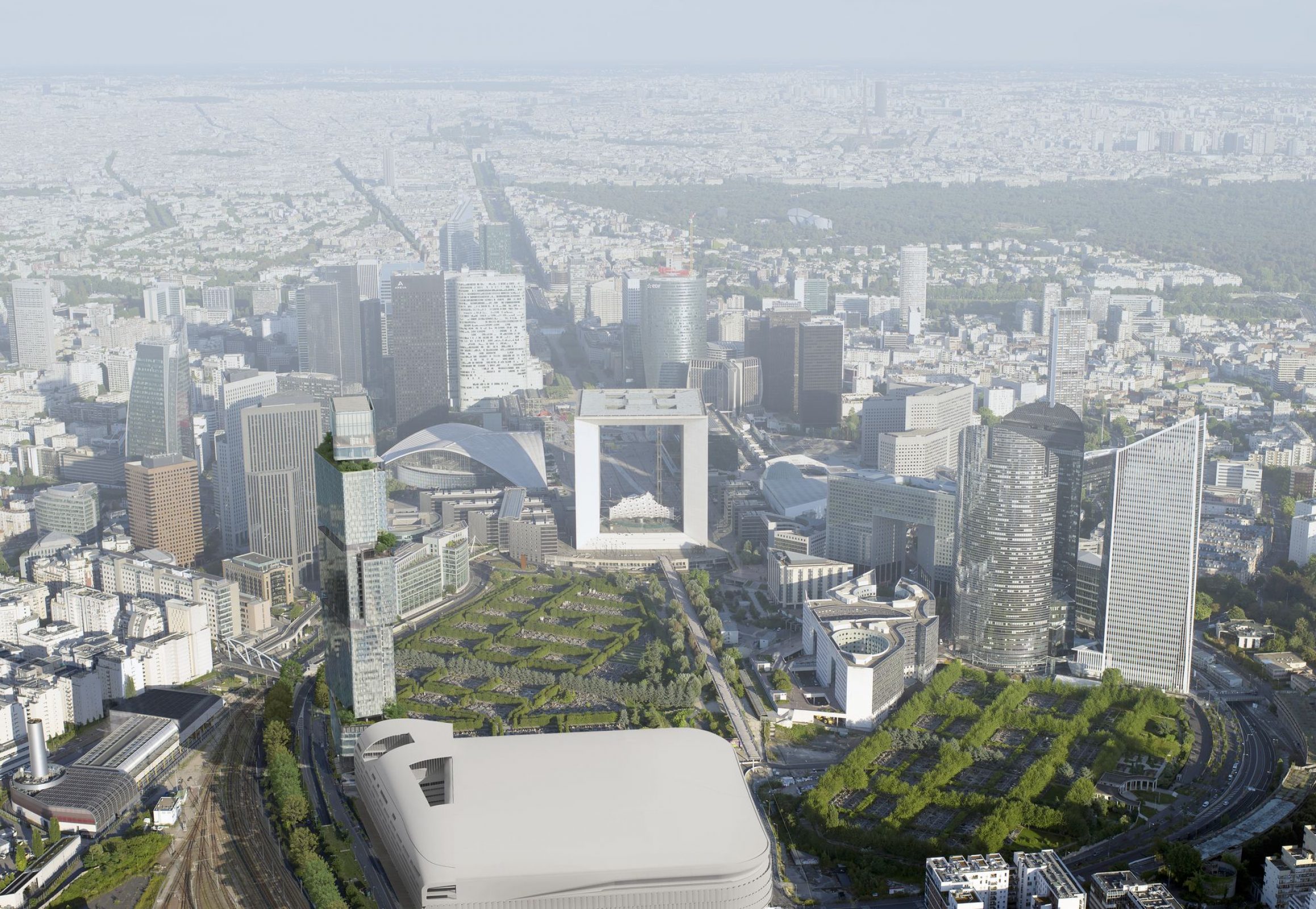 Tour Des Jardins De L'Arche Nanterre, La Defense | Ateliers 2/3/4 ...