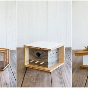 Elegant Birdhouses Inspired by the Architecture of Frank Lloyd Wright ...