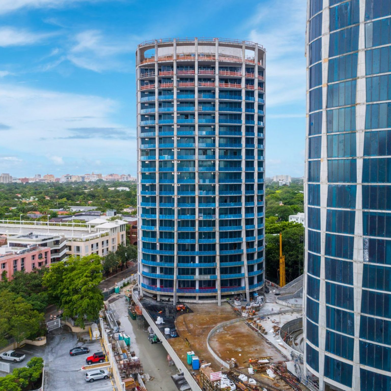 New Photos Reveal OMA’s Triplet Towers Undergoing Construction in Miami ...