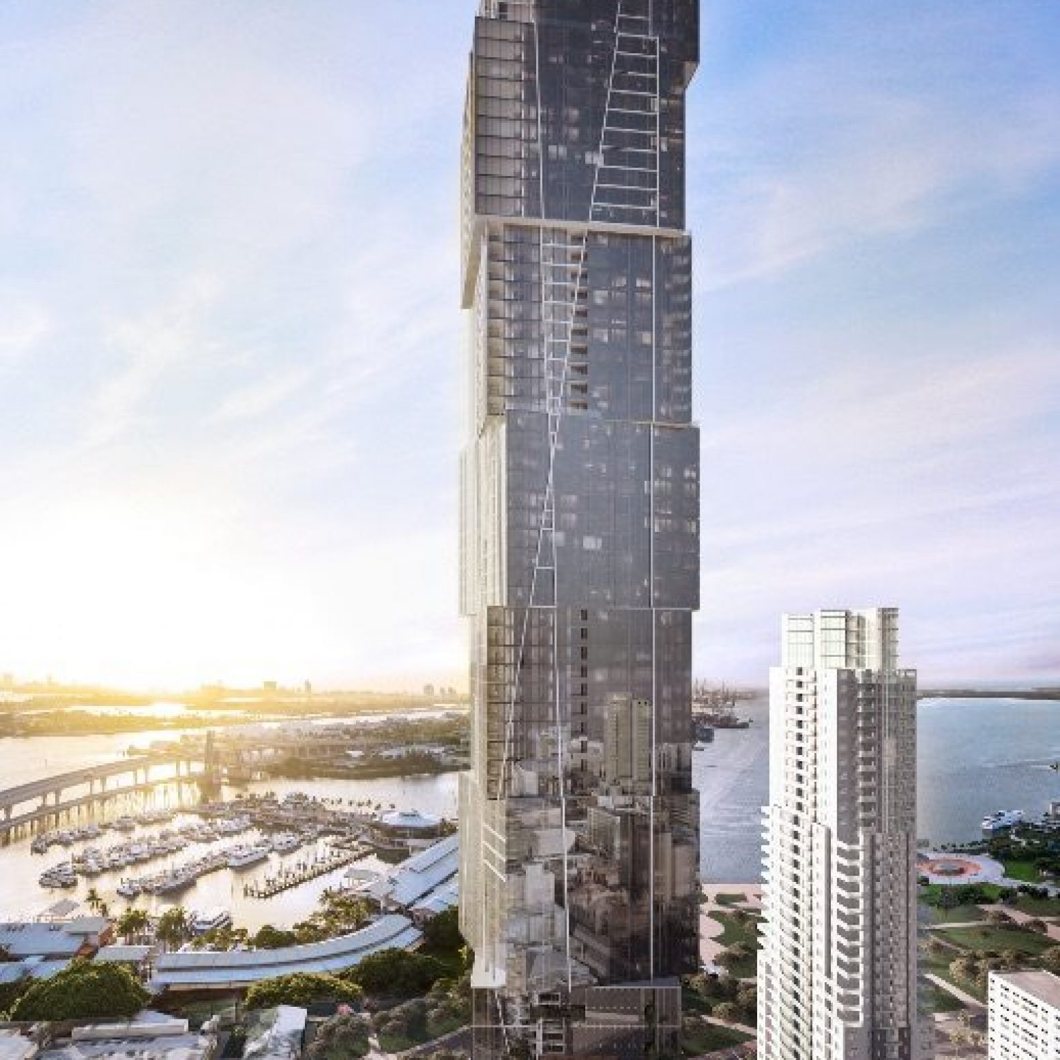 PMG Reveal Renderings of 300 Biscayne, Miami’s Expected Tallest ...