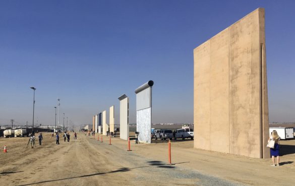 Prototypes of Trump Wall Erected On South Borders of California ...