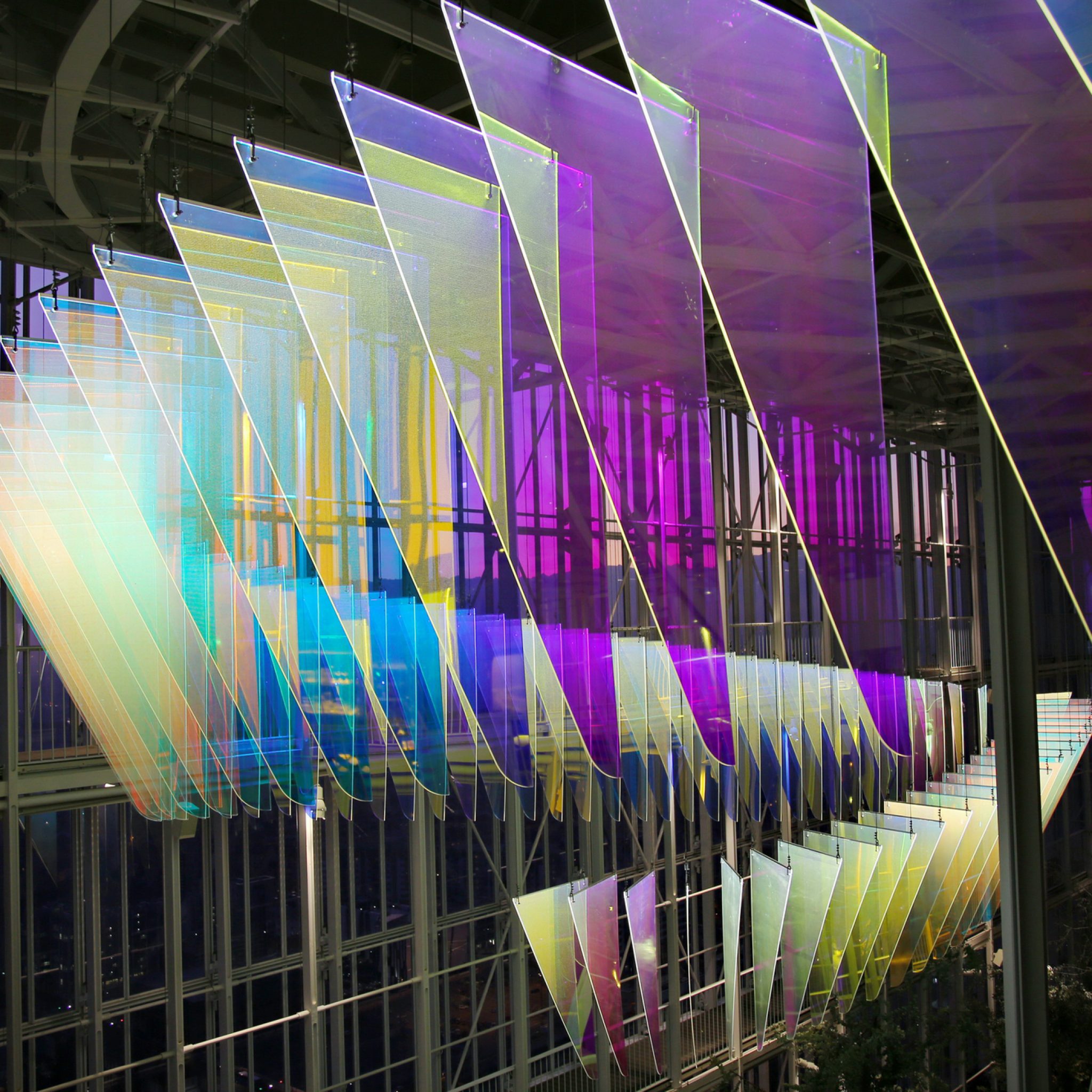 Mesmerizing Light Installation Illuminates Renzo Piano’s Skyscraper in ...