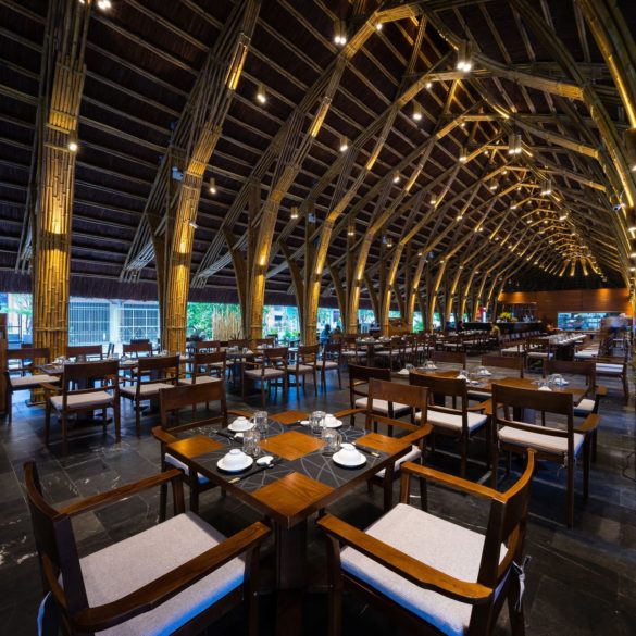 Bamboo Long House Restaurant Bambubuild