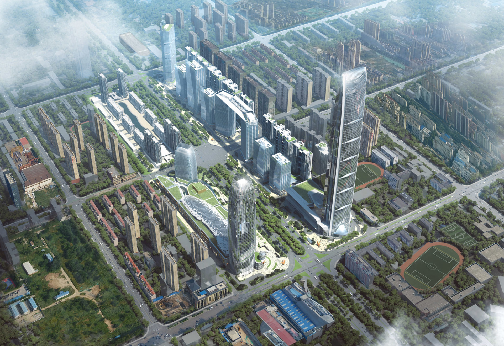 Aedas' Skyscraper for the Tianshan Gate of the World - Arch2O.com