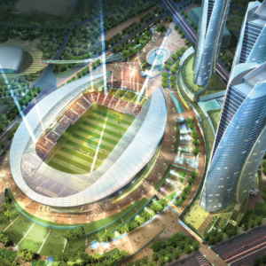 Incheon Football Stadium +Sungui Arena Park | ROSSETTI - Arch2O.com