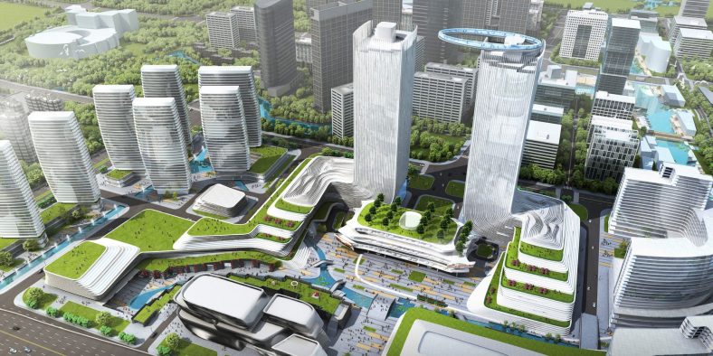 Ningbo Yinzhou Southern CBD Portal | AmphibianArc - Arch2O.com