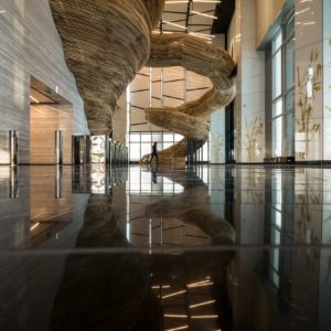 Atrium Tower Lobby l Oded Halaf and Crafted by Tomer Gelfand