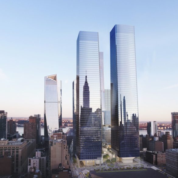 SOM's Mixed-Use Towers in West Manhattan Finally Open to The Public ...