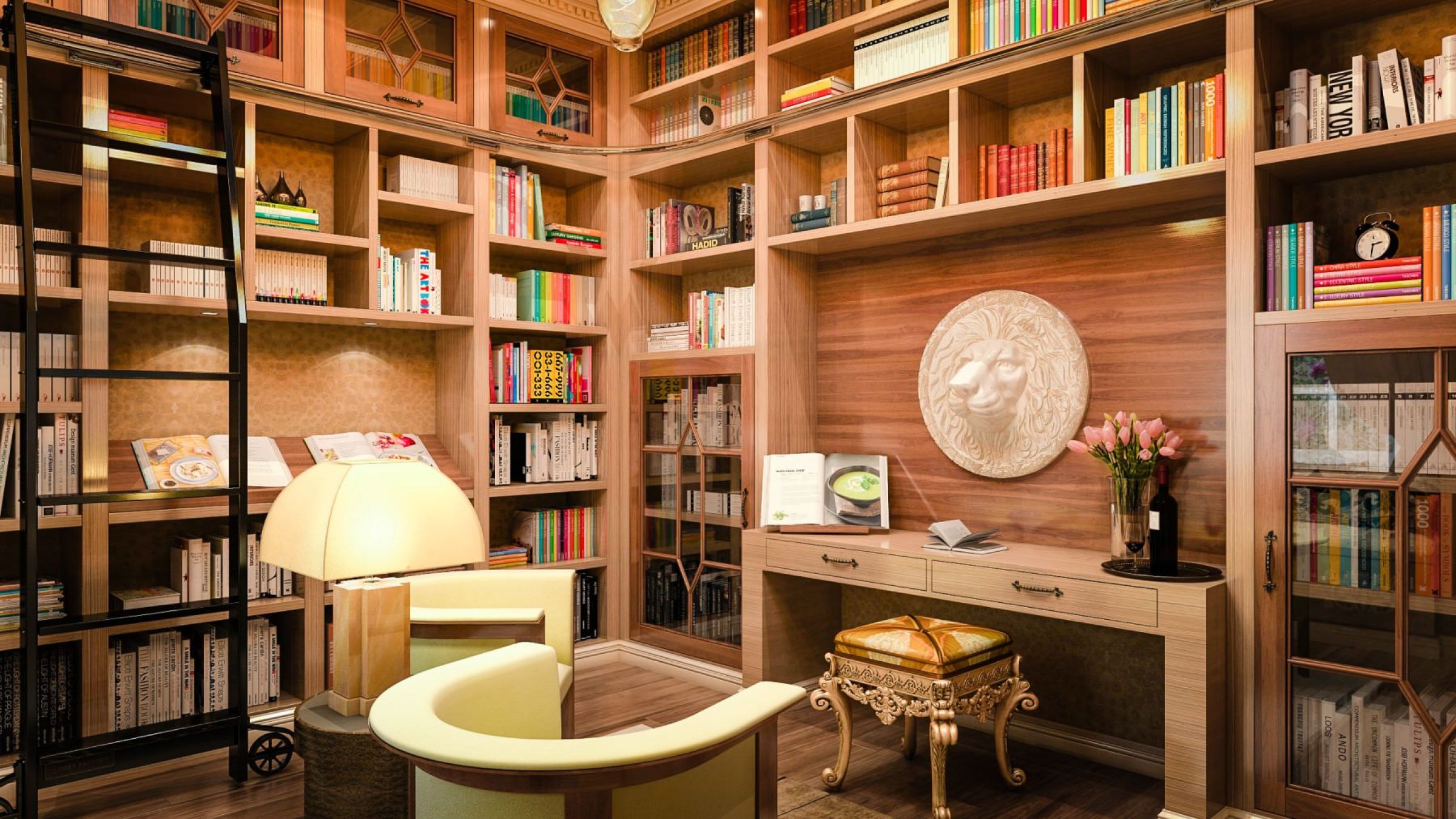 Interior Design for Home Library Arch2O