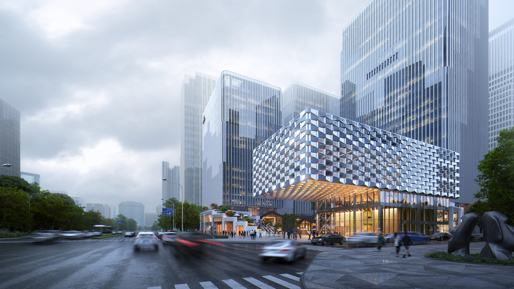 Construction Begins on MVRDV's Chengdu Jiaozi Courtyard Towers 