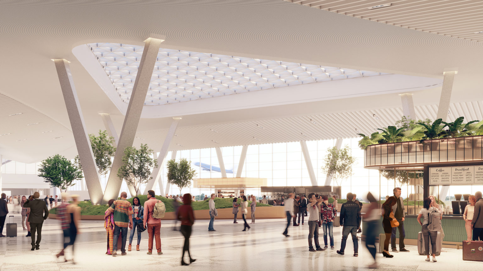 Columbus International Airport Unveils Innovative Terminal Concept by ...