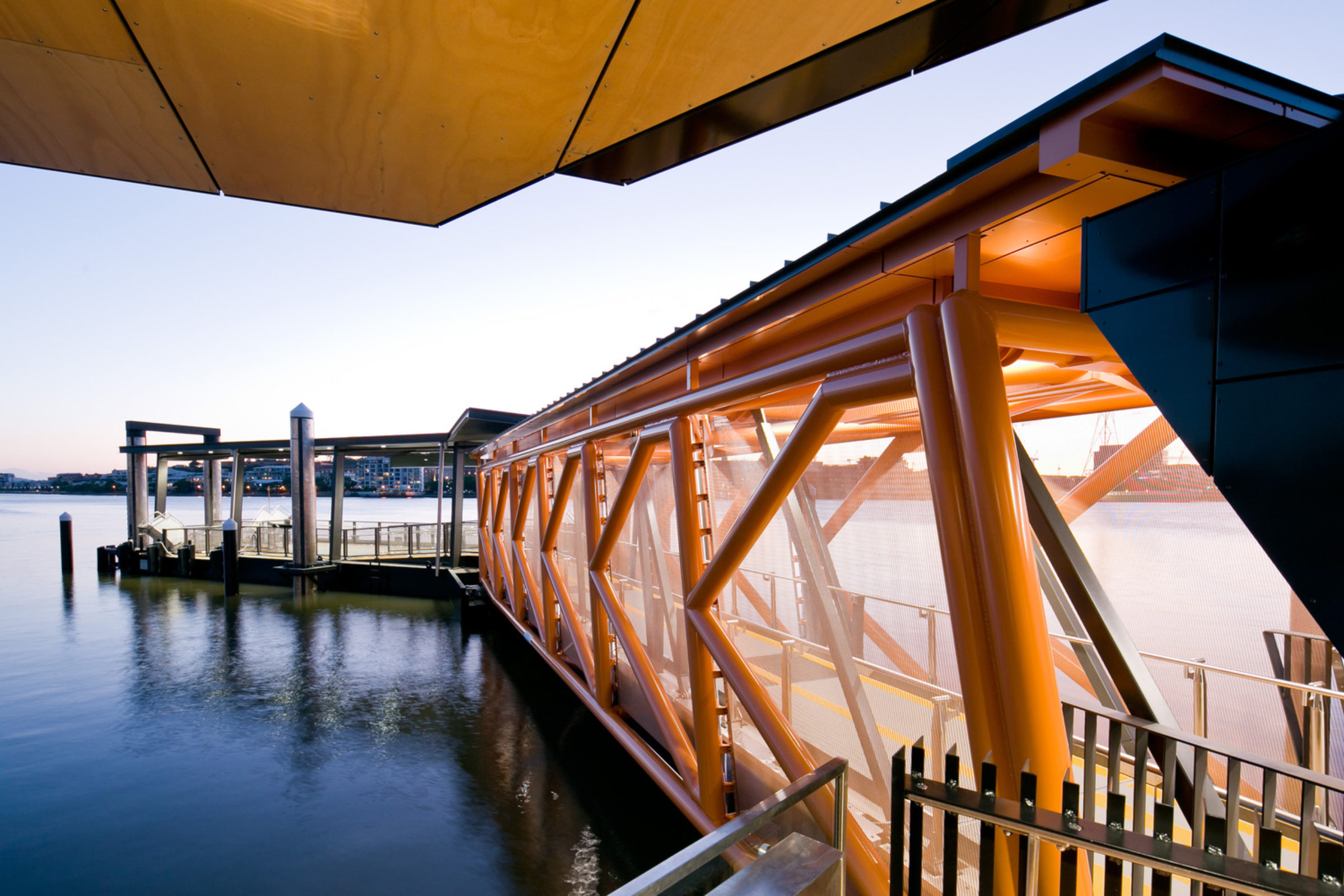 brisbane ferry terminals | cox architecture