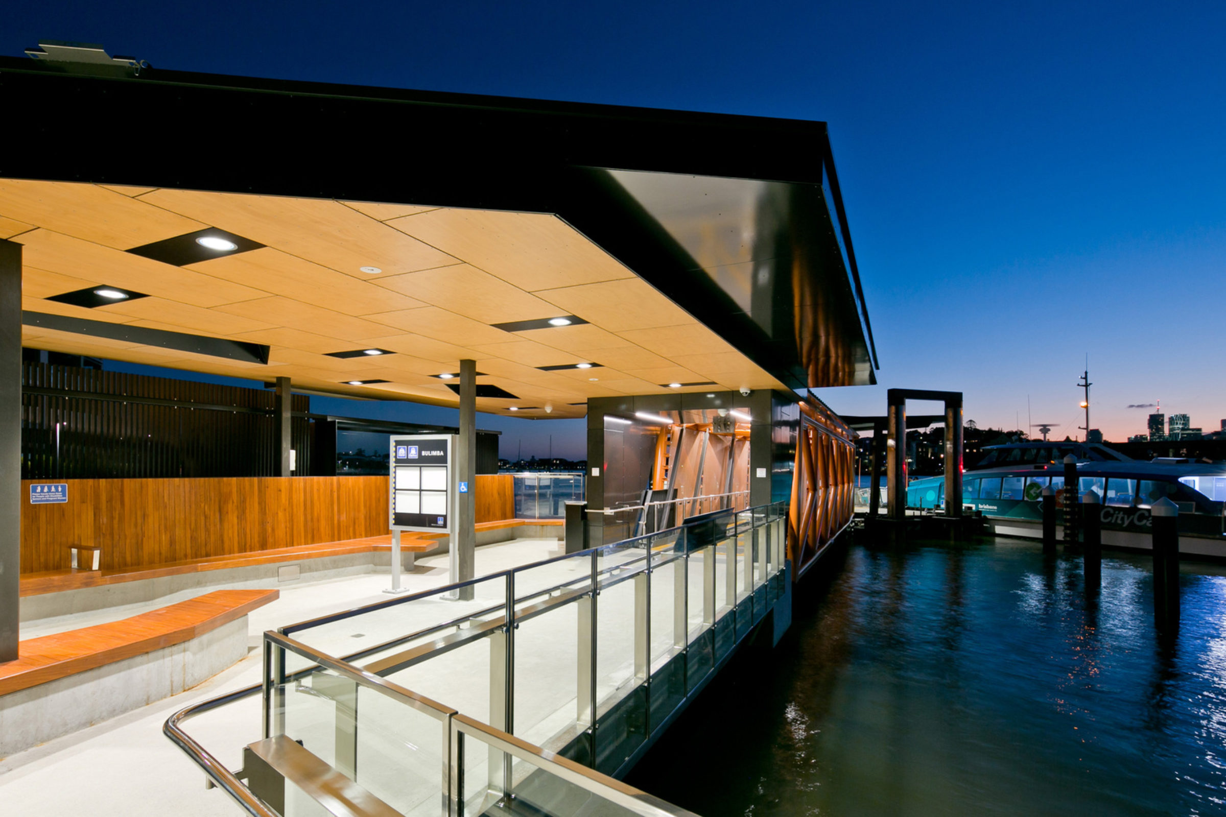 brisbane ferry terminals | cox architecture