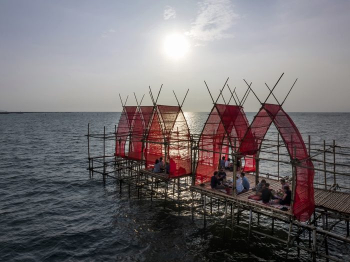 Angsila Oyster Scaffolding Pavilion