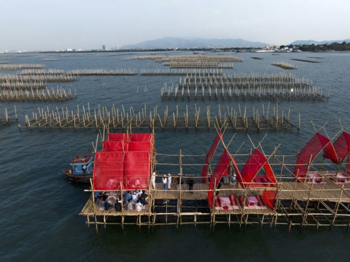 Angsila Oyster Scaffolding Pavilion