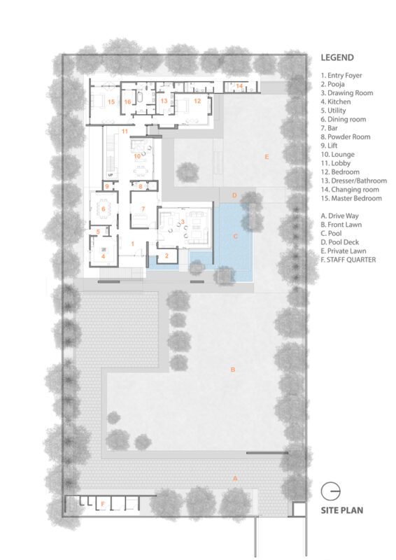 Folded Wall House