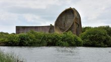 Britain used these “Concrete Acoustic Mirrors” to detect enemy aircraft before radar