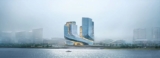 Büro Ole Scheeren’s Swirling Towers Secure Tencent HQ Win Raising Questions of Design Originality