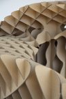 Cardboard exhibition pods | Toby Horrocks