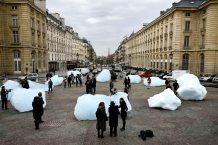 Ice Bergs In The Middle of Paris