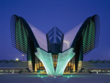 Lyon-Saint Exupery Airport Railway Station |  Santiago Calatrava