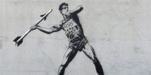 Missile Toss + Fence Vaulter | Banksy