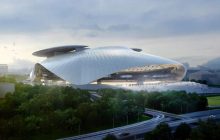 Modern Acropolis – Silk Leaf  Stadium | Coop Himmelb(l)au