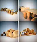 Multi-purpose wood bench | Tomasz Chmielewski