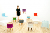 Pleat Stool | Debra Folz