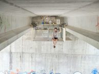 Secret Studio Under a Bridge in Spain by Fernando Abellanas