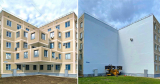 Mind-Blowing Trompe l’oeil Mural to Extend an Apartment Complex in Russia